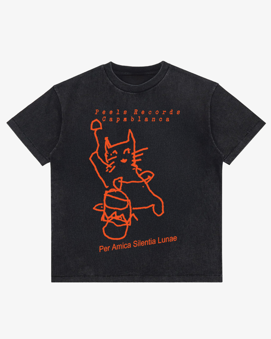 Per Amica Silentia Lunae Black T-Shirt